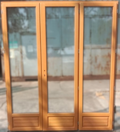 Porte fenêtre bois vantaux - bois,