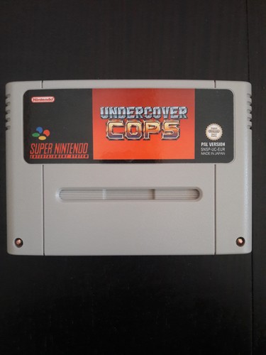Undercover cops snes - cops, pal