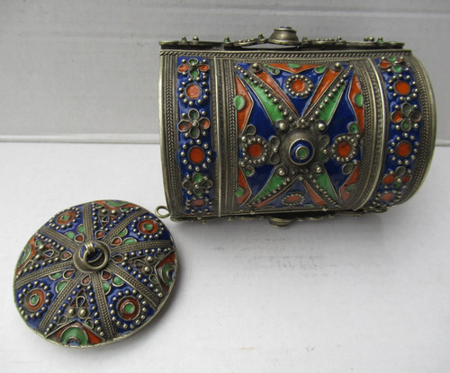 Ancien grand bracelet - grand, emaillé