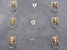 6 anneaux lions poignées