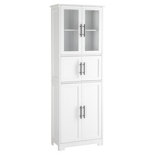 Vitrine haute 6 portes en MDF