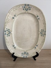 Sarreguemines service  Para 1 plat de service rectangle en faïence Art Nouveau 