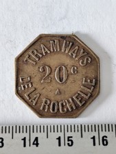 JETON 20 CENTIMES TRAMWAYS LA