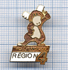 Pin's vintage ALF personnage série TV bande dessinée "moi j'y participe" REGION4