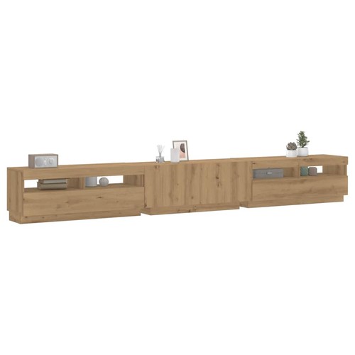 Meuble avec lumières led - meuble, tv