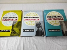 Géographie Universelle Larousse - Pierre DEFFONTAINES 3 vols  1959