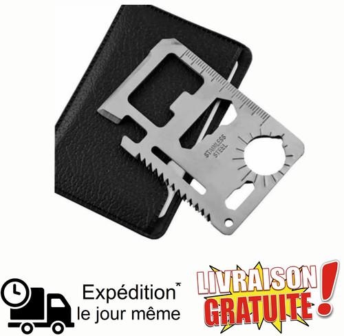 Carte kit survie camping - de,