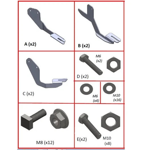 Kit fixations marche - kit,