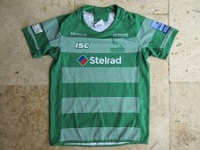 Maillot rugby NEWCASTLE FALCONS vert ISC shirt 10 ans