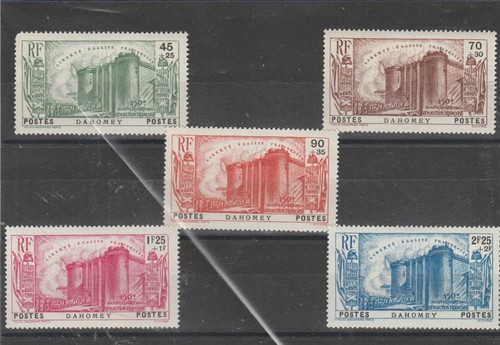 Timbre france dahomey - france, 115/119