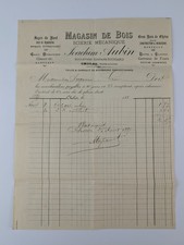 Facture ancienne, 1887