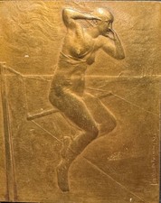 Médaille & plaquette bronze "