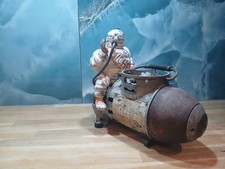 Ancien Compresseur Gonfleur vintage de GARAGE Michelin BIBENDUM 