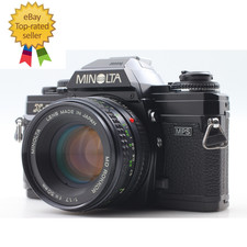 【NEUF】 MINOLTA Nouvel appareil photo reflex 35 mm noir objectif MD 50mm...
