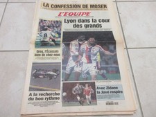 EQUIPE 16461 09.04.1999 FOOT LYON ZIDANE RUGBY TOWNSEND VELO CONFESSION MOSER