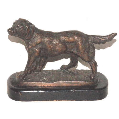 Superbe statue chien - chien, setter