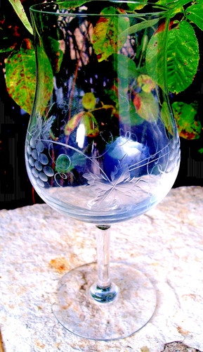 Grand verre vin - verre,