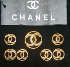 7 boutons Chanel haute couture
