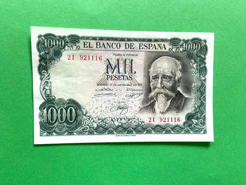 Superbe billet 1000 pesetas - billet,