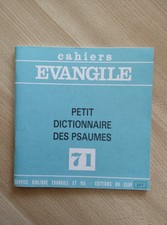 Cahiers Evangile 71 : petit