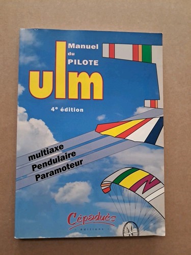 Livre manuel pilote ulm - livre,