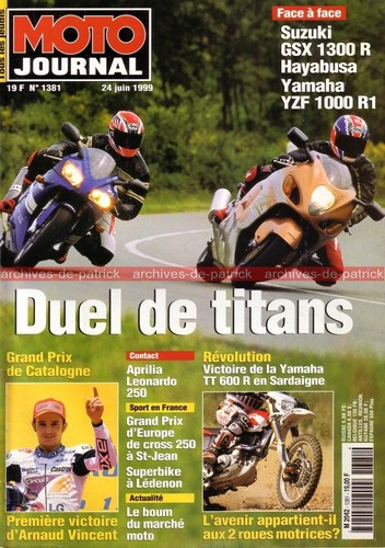 Moto journal 1381 test suzuki - moto,