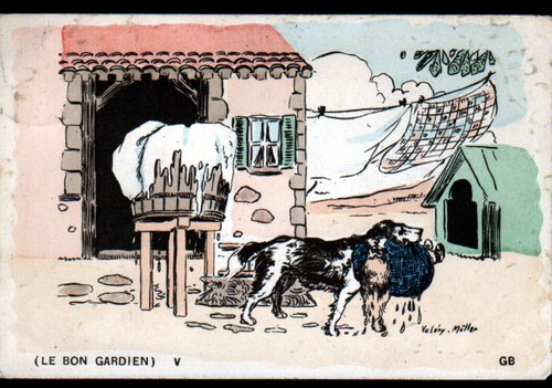 Chien garde sauvetage - chien, un