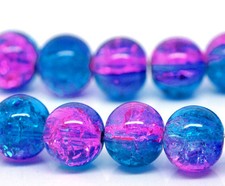 Lot perles verre - perles, en