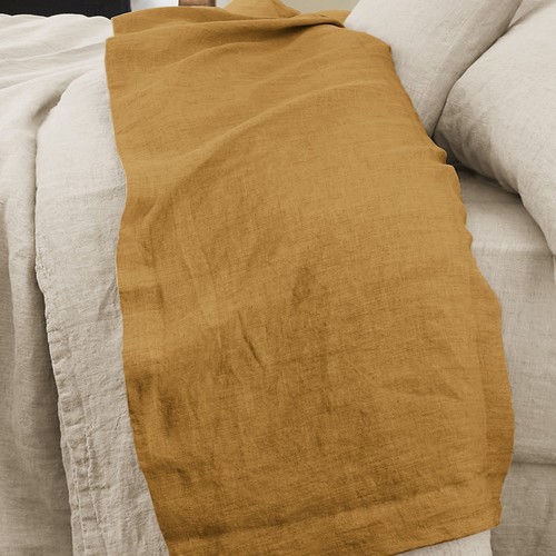 Drap plat 270x300 lin - drap,