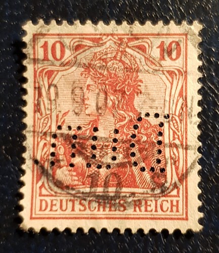 Timbre allemagne rare - rare, rouge