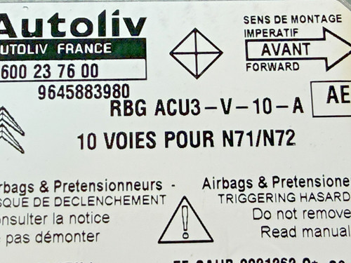 Calculateur airbag vierge - ,