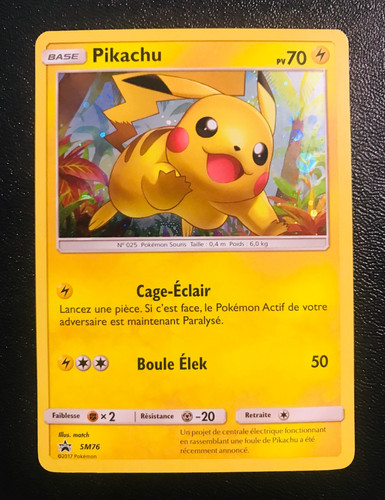 Carte pokemon pikachu promo - pokemon,