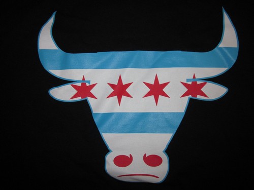 Chicago bulls flag - ,
