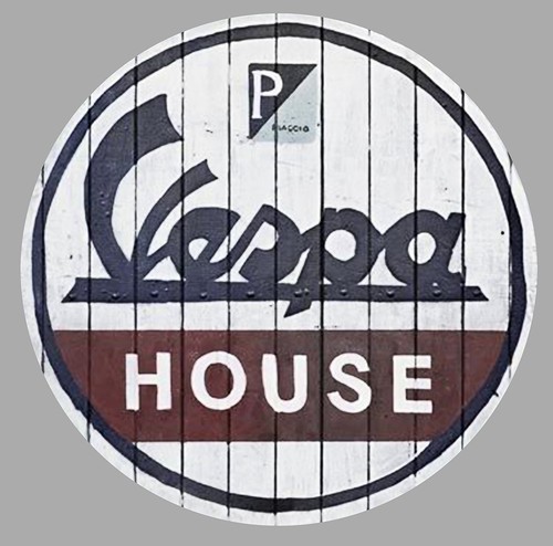 Sticker vespa house vinyle - house,