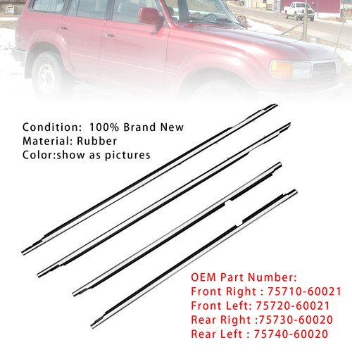 4pcs door belt molding - door, pour