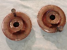 Paire bougeoirs anciens - de,