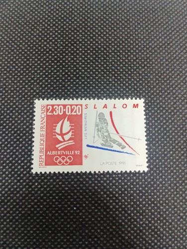 Timbre france slalom - -, jo