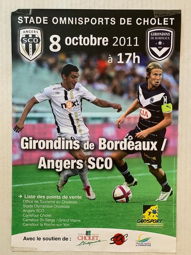 Affiche angers sco - angers,