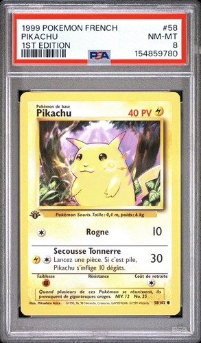 1999 pokemon french - pokemon, 1st