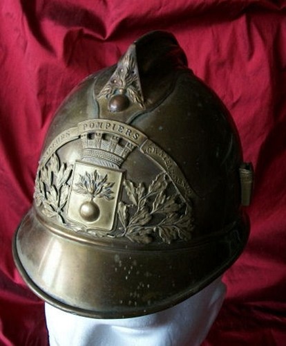 France casque laiton modèle - france,