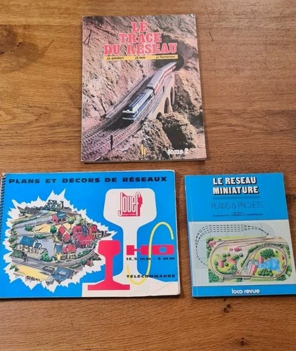 Lot livres tracé réseau - tracé,