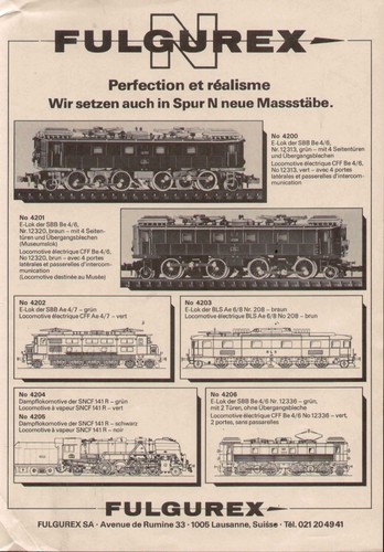 Catalogue fulgurex 1982 aster - 1982,