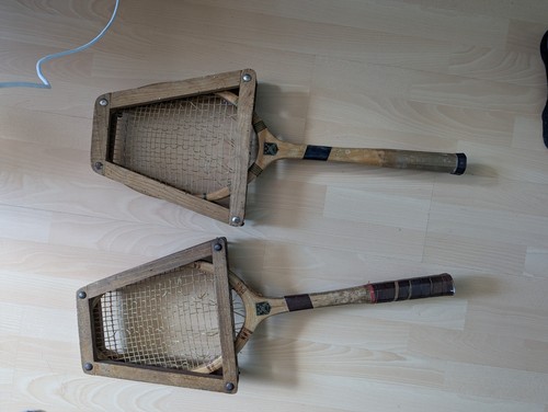 Lot raquettes anciennes - raquettes,