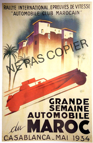 Affiche poster rallye - affiche,