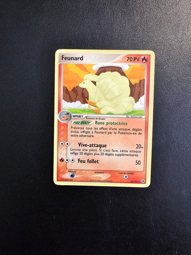 Carte pokemon rare feunard - carte,