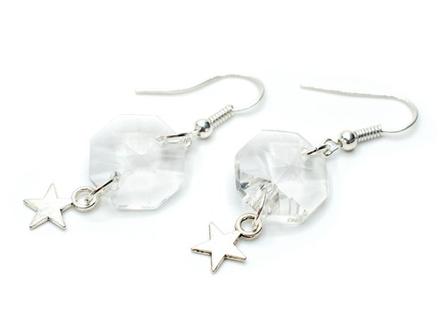 Cristal boucles oreilles - cristal, d'oreilles