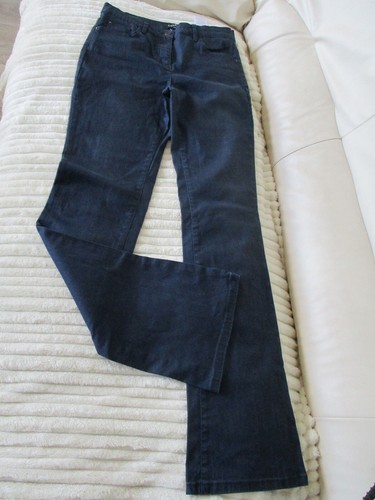 Pantalon jean bootcut bleu - pantalon,