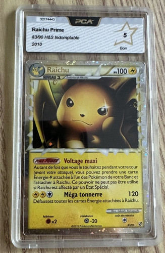 Carte pokémon raichu - pokémon,