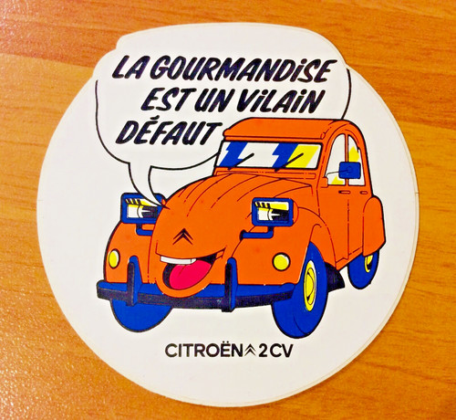 Autocollant ancien - autocollant,