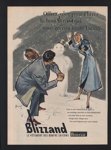 Publicite 1955 tissu mode - 1955,